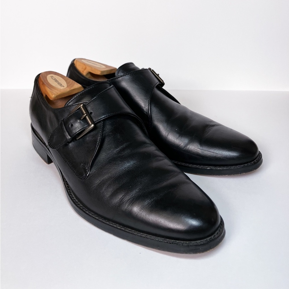 Men’s Cole Haan Air Madison Monk Strap, Black Size 9.5M